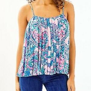 Lilly Pulitzer Rein Top Size XXS Pink Tropics